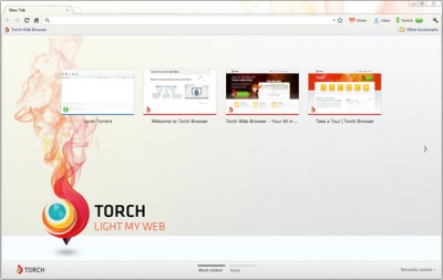 Torch Browser 25.1 screenshot