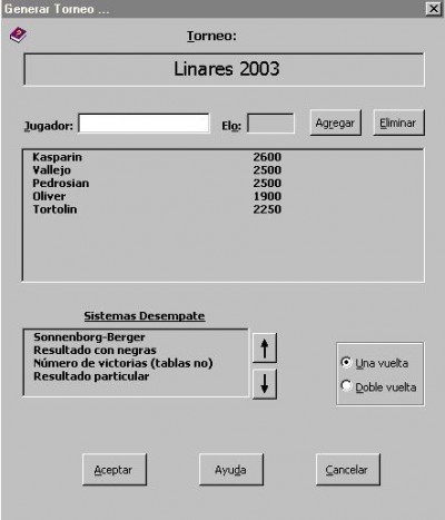 Torneos Ajedrez 2.0 screenshot