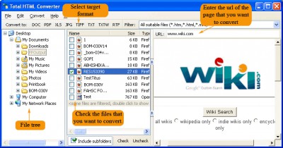 Total HTML Converter 2.5 screenshot