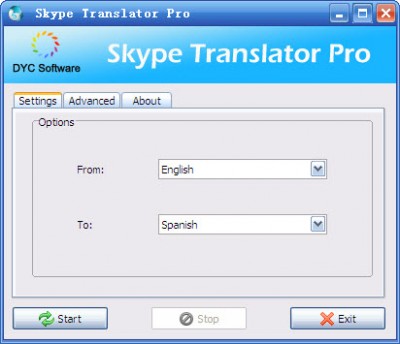 Translator Pro for Skype 5.1.1 screenshot