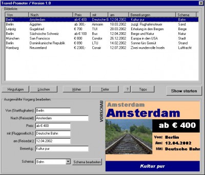 Travel Promoter 1.0 screenshot