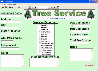 Tree Service 7.0 screenshot