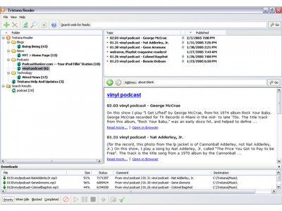 Tristana Reader 4.0 screenshot
