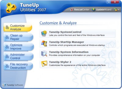 TuneUp Utilities 2014 14.0.1000.324 screenshot
