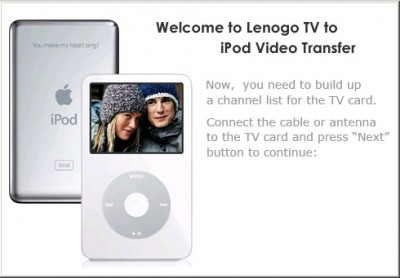 TV to iPod f 2.4 screenshot