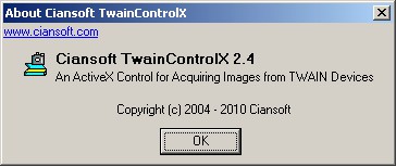 TwainControlX 4.1 screenshot