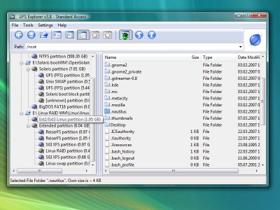 UFS Explorer Standard Access 5.25 screenshot