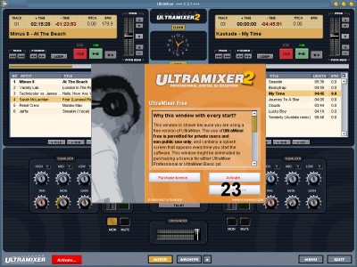 UltraMixer Free Edition 2.1.3 screenshot