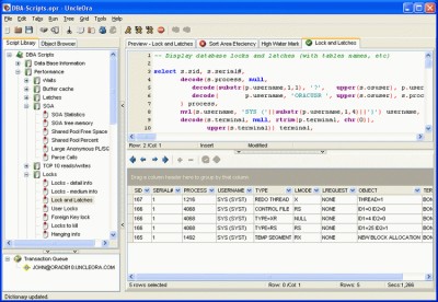 UncleOra for Oracle 1.32.02 screenshot