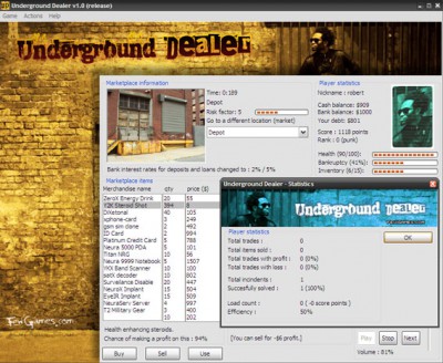 Underground Dealer 1.0 screenshot