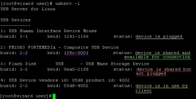 USB Redirector for Linux 2.8.2 screenshot