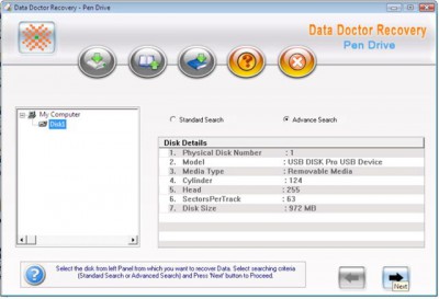 USB Thumb Drive Data Recovery 4.0.1.5 screenshot