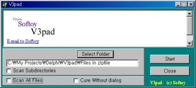 V3pad WinAll 3000 screenshot
