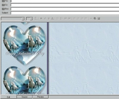 Valentines III Email Stationery 2.0 screenshot