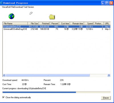 VersalSoft File Download ActiveX Control 3.02 screenshot