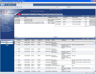 VI Service Desk 4.0 screenshot