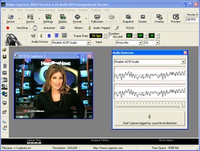 Video Capturix 2006 6.07.830 screenshot