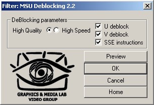 Video MSU Deblocking VirtualDub plugin 2.2 screenshot