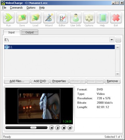 Videocharge Pro 3.18 screenshot
