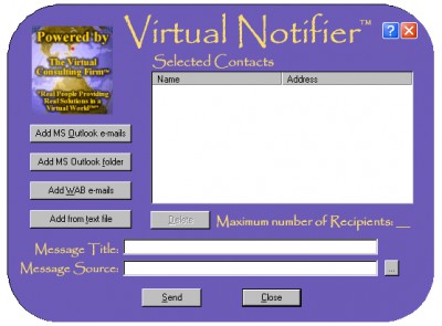 Virtual Notifier 1.0 screenshot