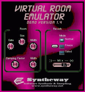 Virtual Room Emulator VST 1.4 screenshot
