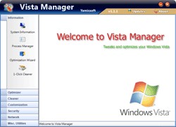 Vista Manager 1.1.7 screenshot