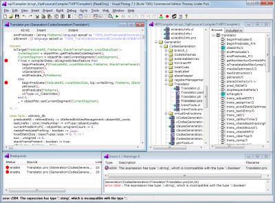 Visual Prolog 7.3.7303 screenshot