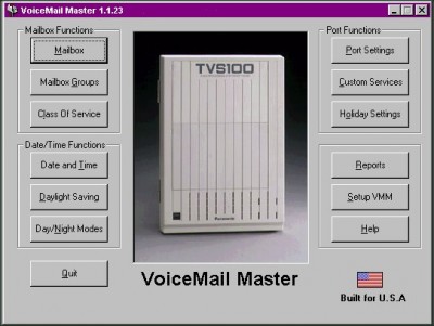 VoiceMail Master for TVS100 1.05 screenshot