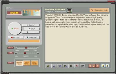 VoiceMX STUDIO 4.0 screenshot