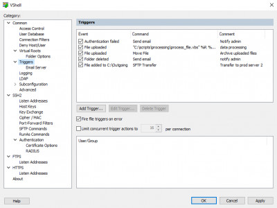 VShell Server for Windows 4.6 screenshot