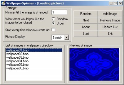 WallpaperSpinner 2.0 screenshot