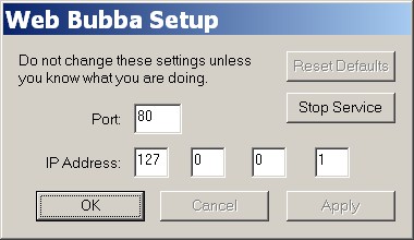 Web Bubba 1.0 screenshot
