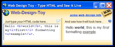 Web-Design-Toy 102.141a screenshot