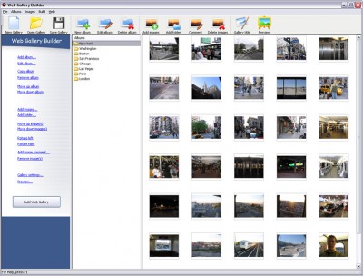 Web Gallery Builder 1.97 screenshot