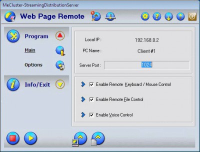 Web Page Remote 11.0 screenshot