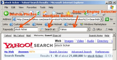 Web Search Bar 1.10 screenshot