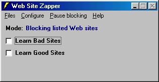 Web Site Zapper 9.2.0 screenshot