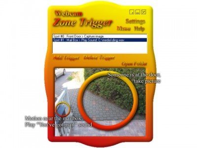 Webcam Zone Trigger 1.9 screenshot