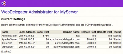 WebDelegator 1.0 screenshot
