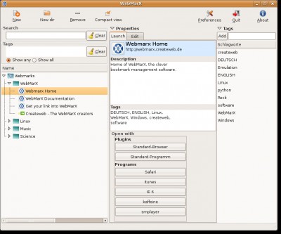 WebMarX 1.0 screenshot