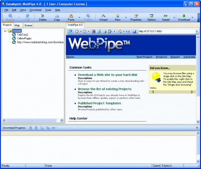 WebPipe 3.9 SR2 screenshot