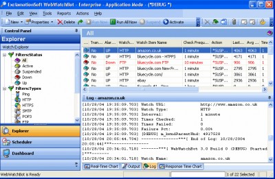 WebWatchBot Website Monitoring Software 4.0.3 screenshot