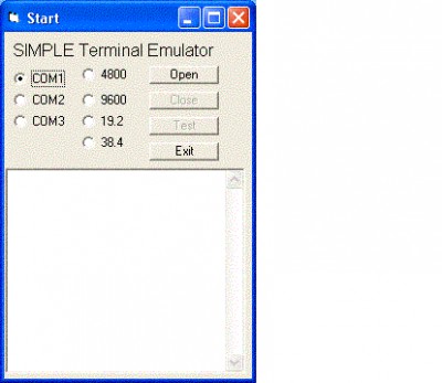 Win/CE Std Serial Comm Lib for eVB 3.3 screenshot