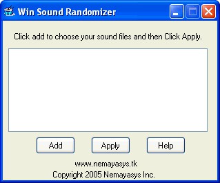 Win Sound Randomizer 1.1 screenshot