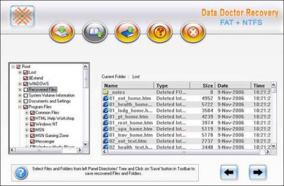 Windows Deleted Data Recovery Software 8.0.3.5 screenshot