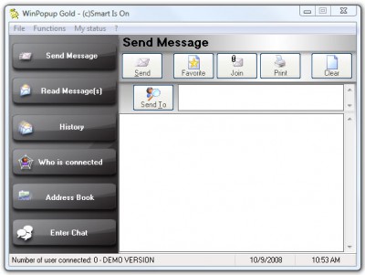 WinPopup Gold 6.02 screenshot
