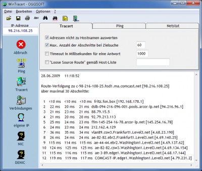 WinTracert 2011.4.50 screenshot