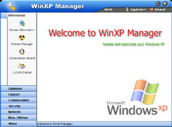 WinXP Manager 8.0.0 screenshot