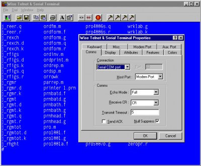 Wise Telnet & Serial Terminal 3.2.11 screenshot