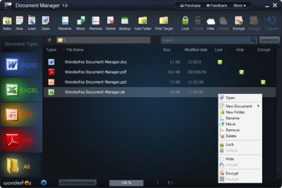 WonderFox Document Manager 1.0 screenshot